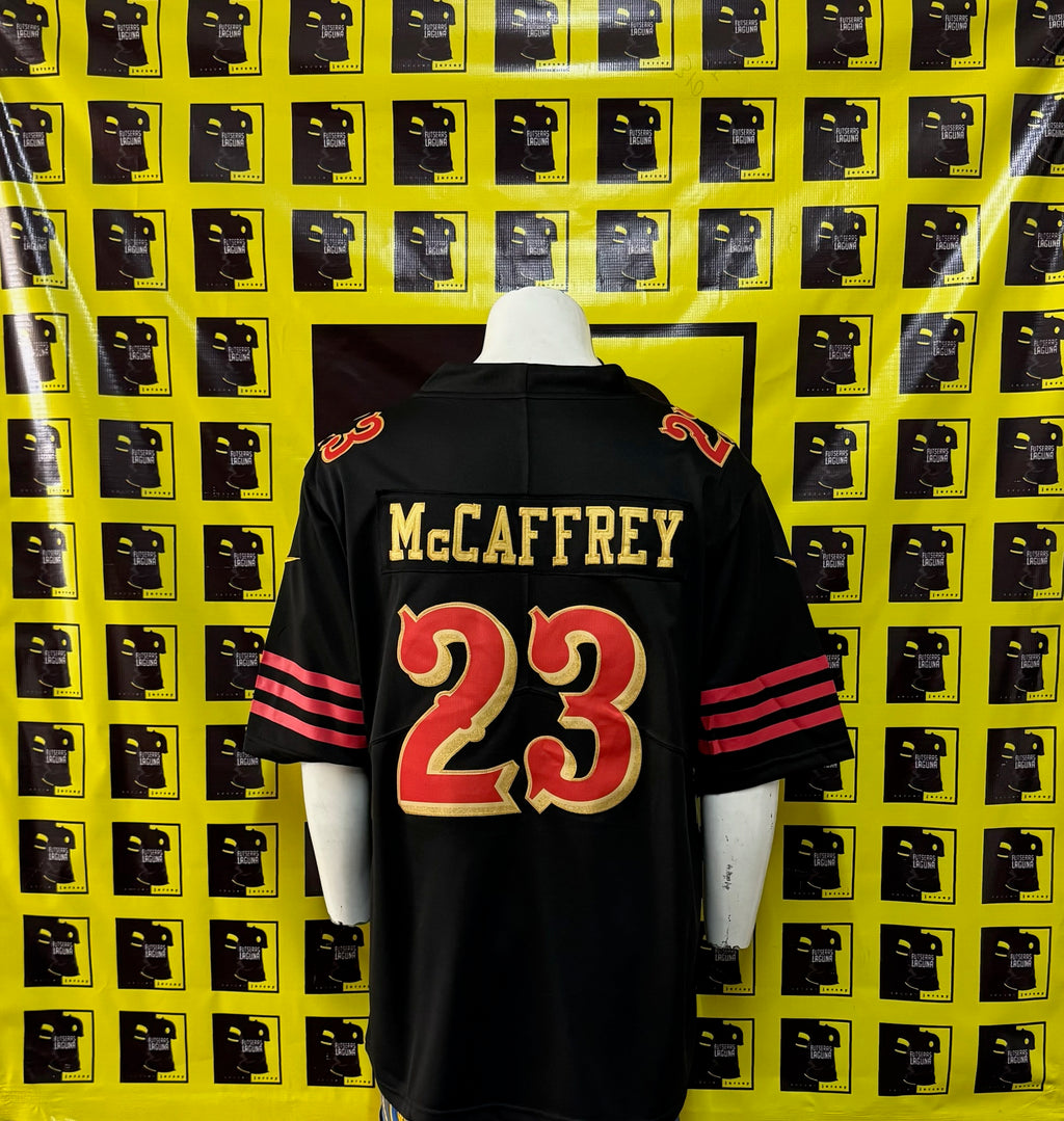 Jersey rivalries 49ers McCaffrey
