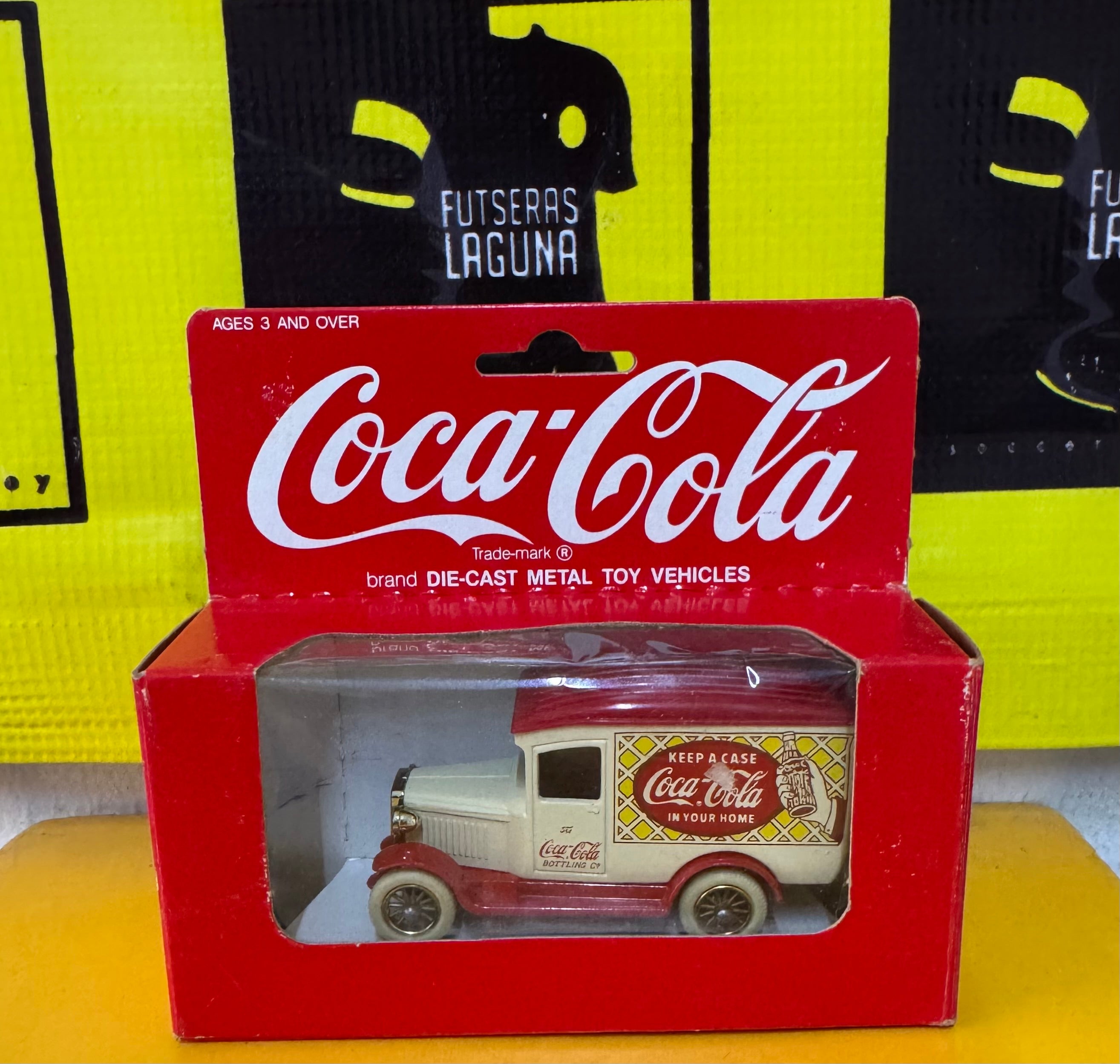 Carcachita keep a case coca-cola