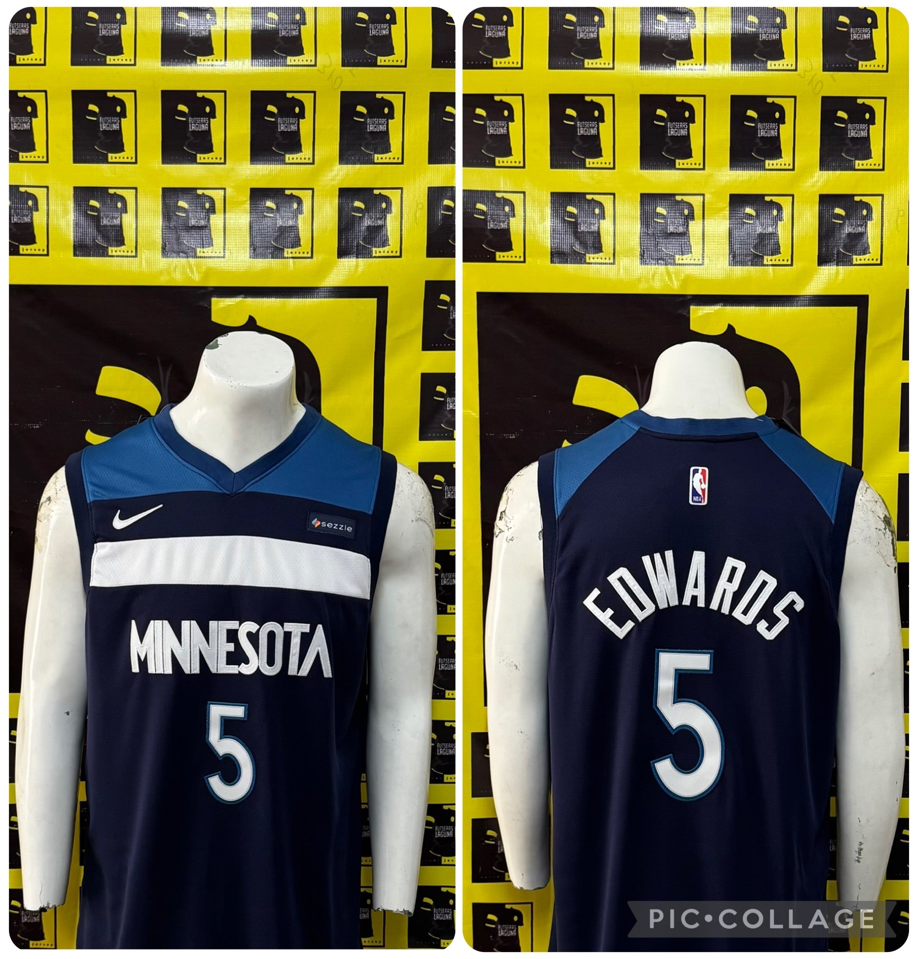 Jersey timberwolves edwards